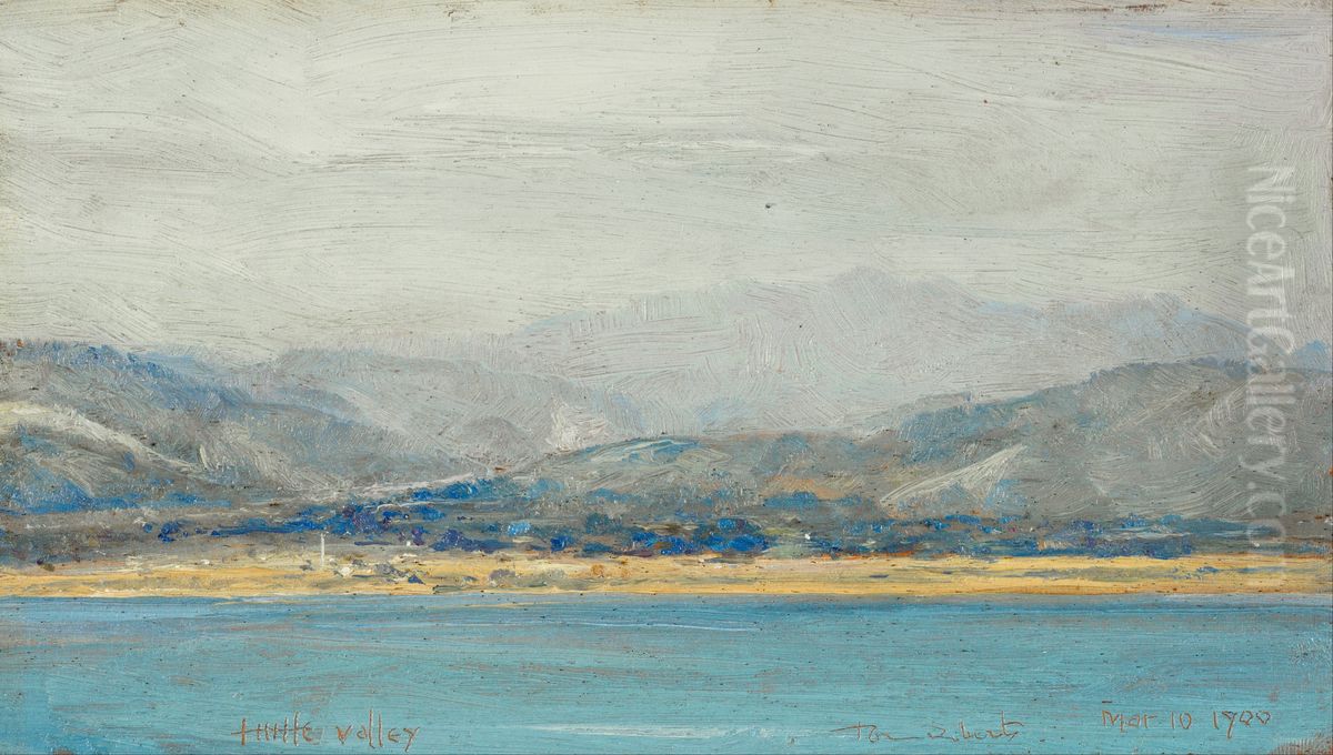 Hutt Valley Oil Painting by Tom Roberts