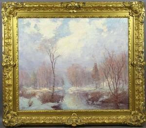 Spring Thaw Oil Painting by Hal Robinson