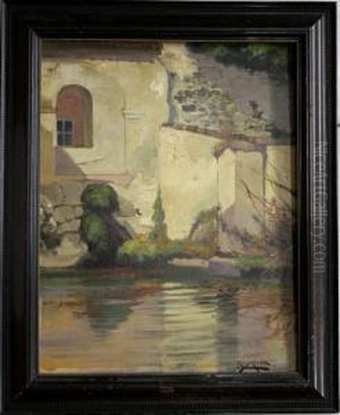 Casa De Campo Oil Painting by Antoni Ros Gell