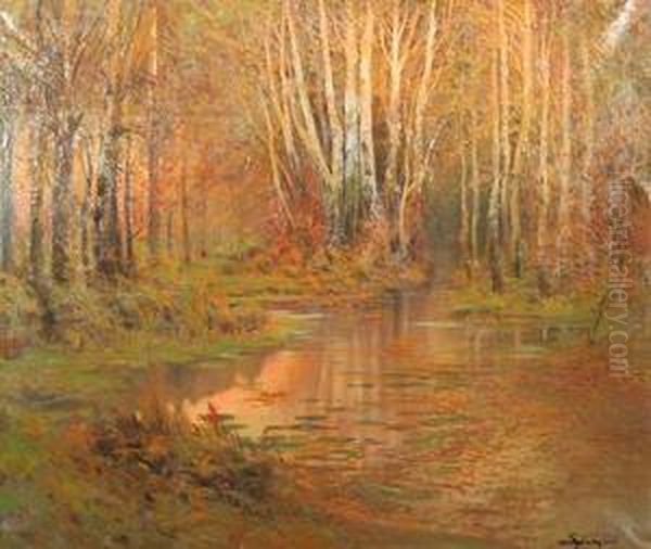 Paisaje Otonal. Oil Painting by Antoni Ros Gell