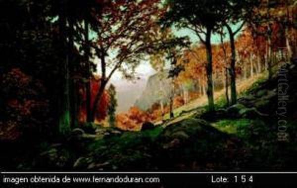 Untitled Oil Painting by Antoni Ros Gell