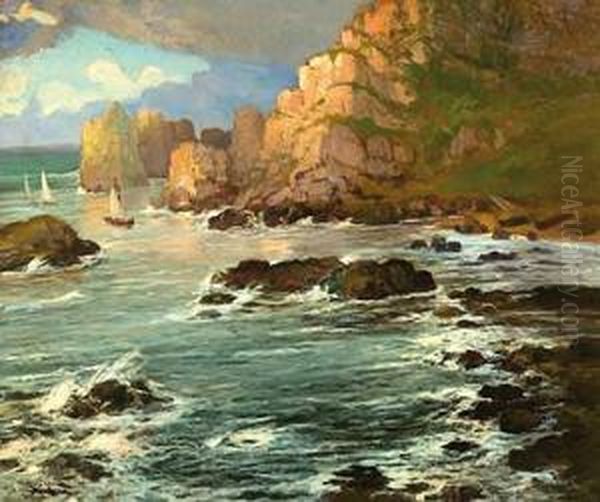 Acantilado Oil Painting by Antoni Ros Gell