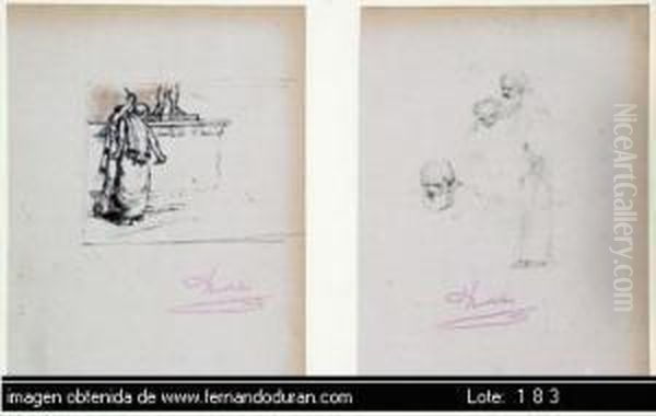 Senza Titolo Oil Painting by Eduardo Rosales