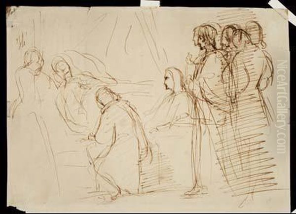 Sin Titulo Oil Painting by Eduardo Rosales