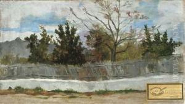 Huerto Murciano Oil Painting by Eduardo Rosales