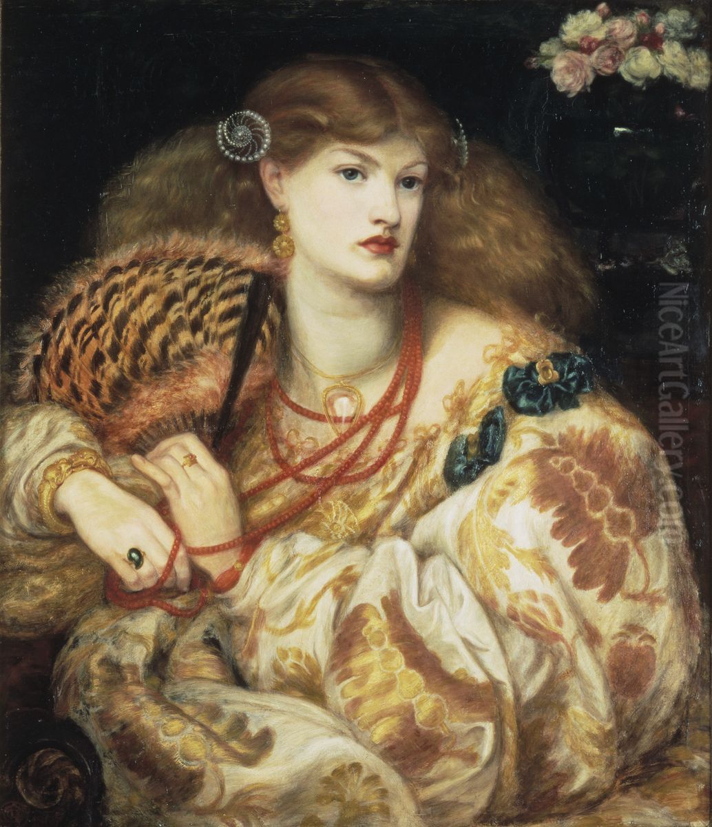 Monna Vanna Oil Painting by Dante Gabriel Rossetti