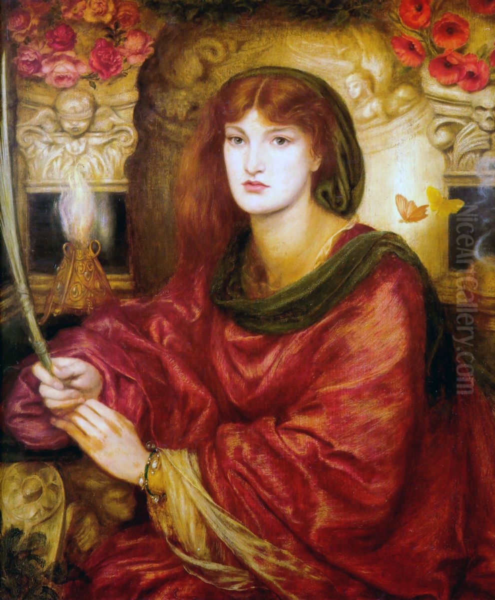 Sibylla Palmifera Oil Painting by Dante Gabriel Rossetti