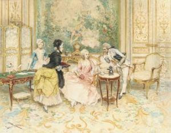 The Connoisseur Oil Painting by Lucius Rossi