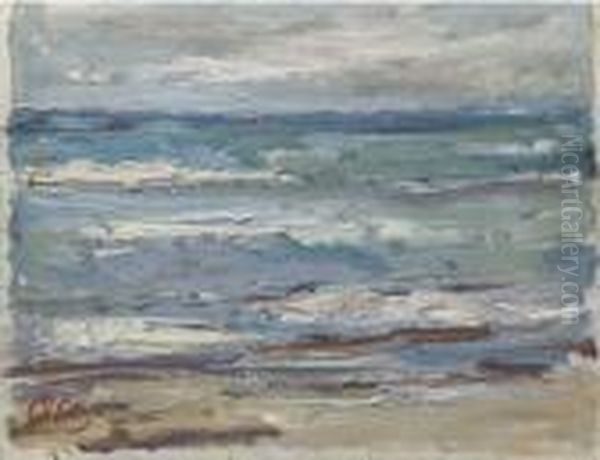 Kattegat I Opror Oil Painting by Peter Rostrup Boyesen