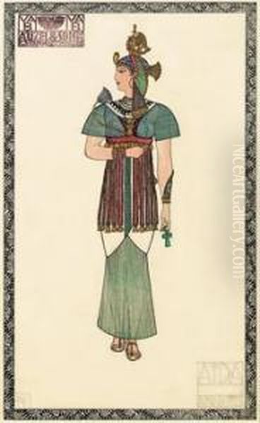 Amneris Oil Painting by Alexander Rothaug