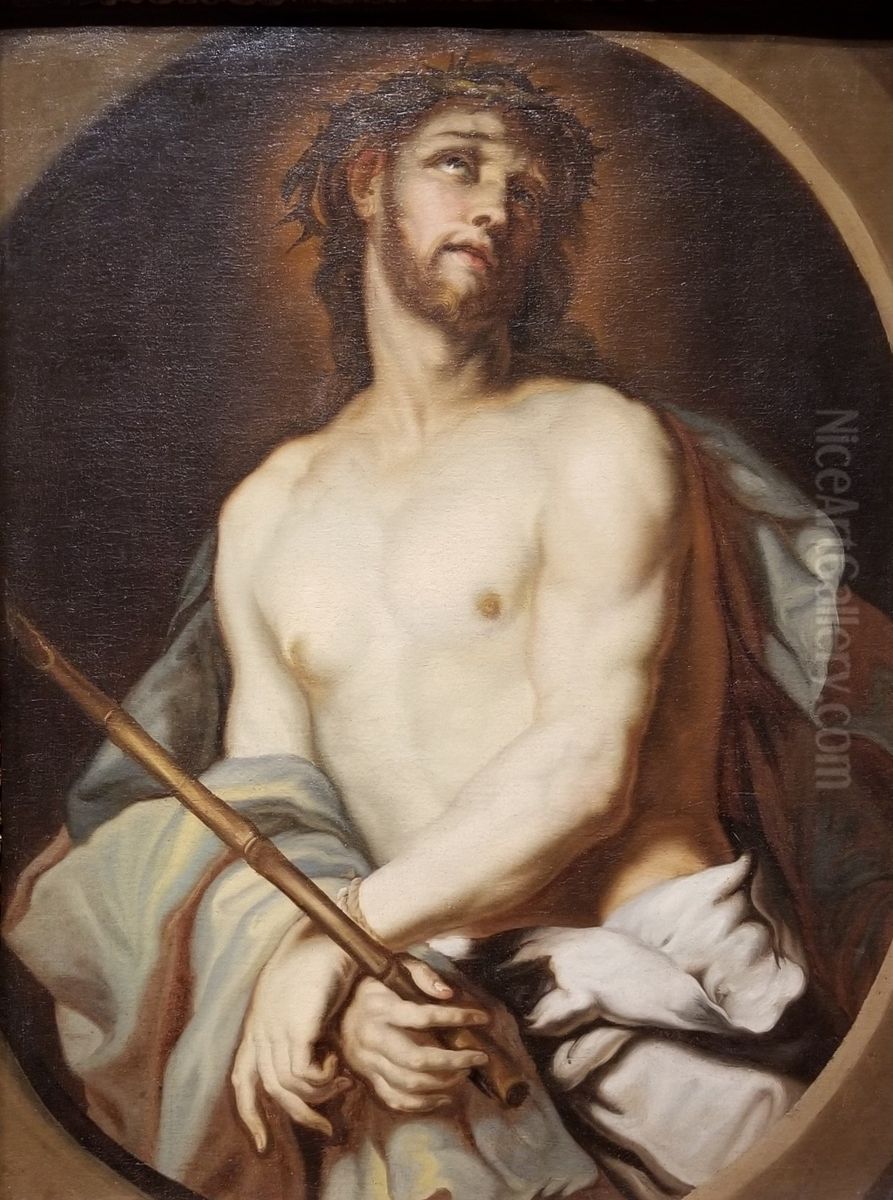 Ecce Homo Oil Painting by Johann Michael Rottmayr