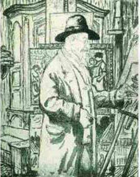 Sans Titre Oil Painting by Joseph-Victor Roux-Champion