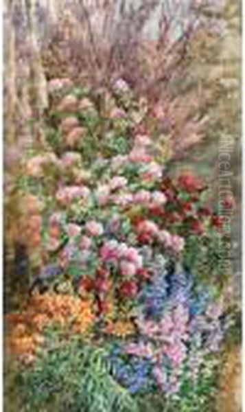 Rhododendron Oil Painting by Marian Ellis Rowan