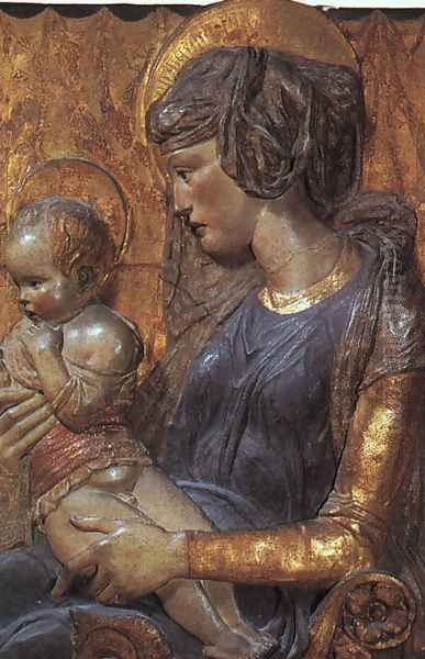 Virgin and Child 1440 Oil Painting by Donatello (Donato di Niccolo)