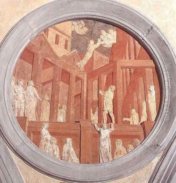 Ascension of St John 2 Oil Painting by Donatello (Donato di Niccolo)