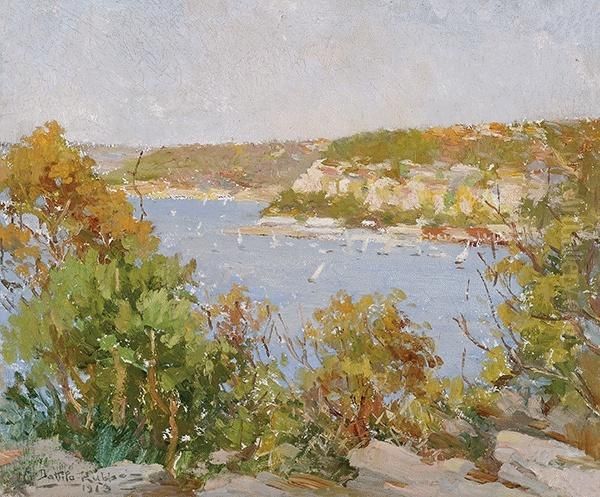 Sydney Harbour Oil Painting by Anthony Datillo Rubbo