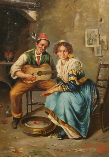 Napoli Oil Painting by Anthony Datillo Rubbo