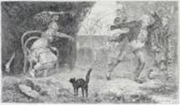 La Muerte Oil Painting by Julio Ruelas