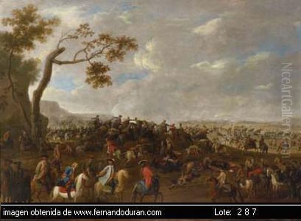 Escenas Militares Oil Painting by Georg Philipp Rugendas I