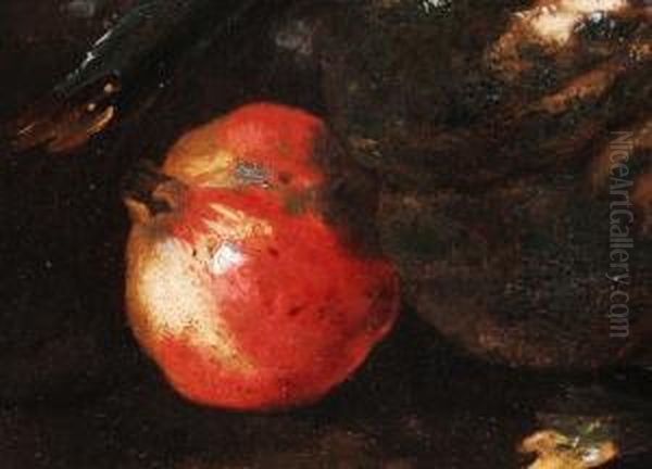 Stilleben Mit Fruchten Oil Painting by Giovan Battista Ruoppolo