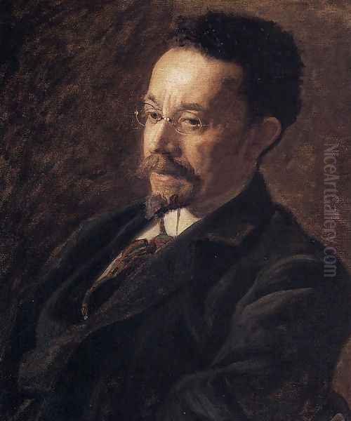 Portrait of Henry Ossawa Tanner Oil Painting by Thomas Cowperthwait Eakins