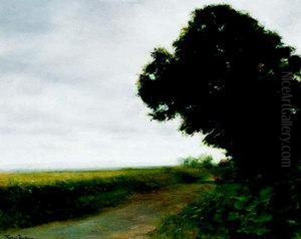 The Road Near Palmerstown Oil Painting by Thomas Ryan