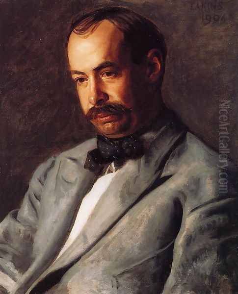 Portrait of Charles Percival Buck Oil Painting by Thomas Cowperthwait Eakins