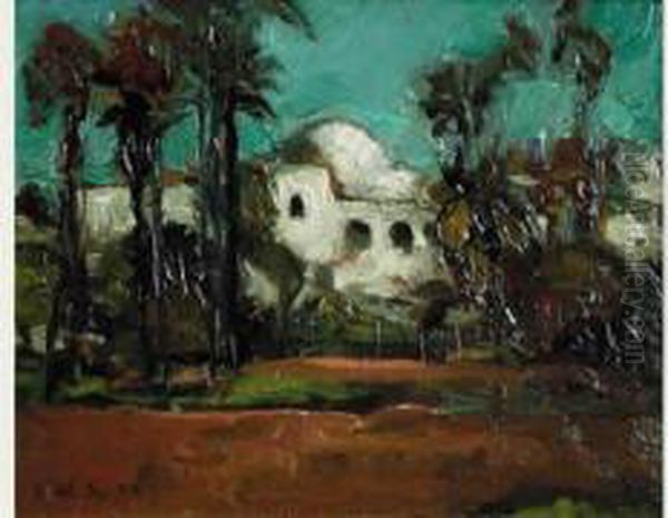 La Villa Blanche. Oil Painting by Georges-Hanna Sabbagh