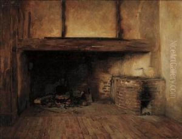 New Place, 
Lingfield Oil Painting by Walter-Dendy Sadler