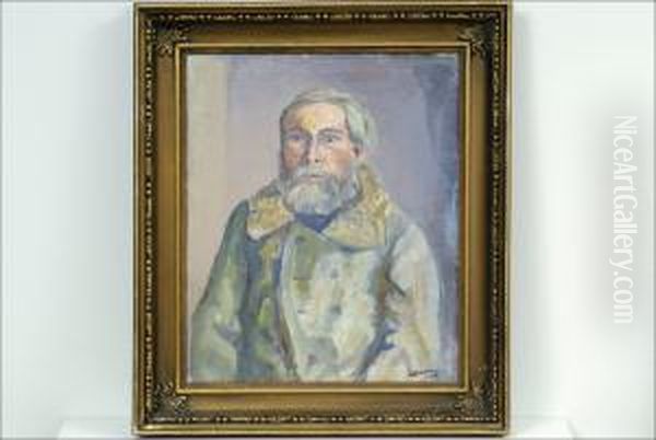 Muotokuva- Portratt Oil Painting by Tyko Sallinen