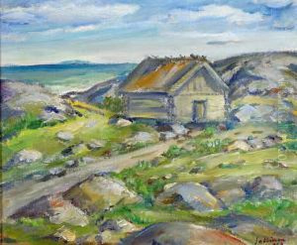 Bod Vid Havet Oil Painting by Tyko Sallinen