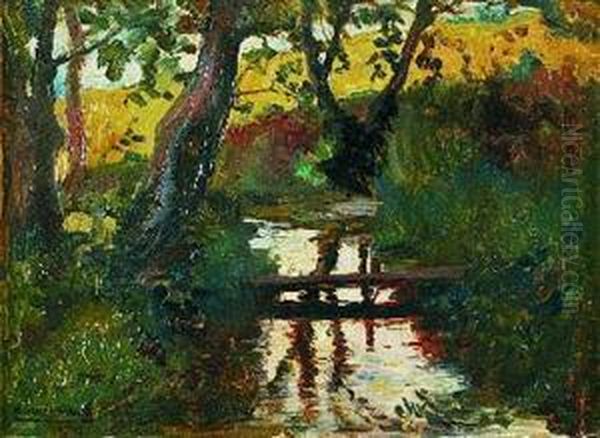 Alrededores De Burgos Oil Painting by Marceliano Santa Maria Sedano