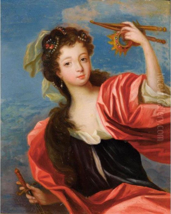 L'allegorie Du Pouvoir Oil Painting by Jean-Baptiste Santerre