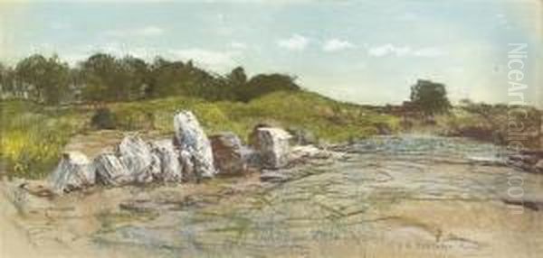 G.a. Sartorio Roma Oil Painting by Giulio Artistide Sartorio