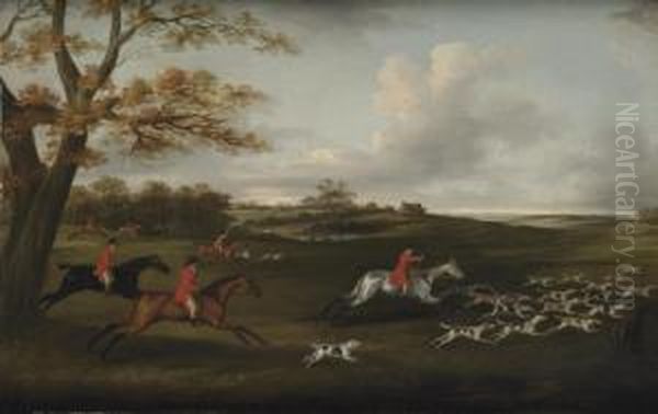 On The Scent Oil Painting by J. Francis Sartorius