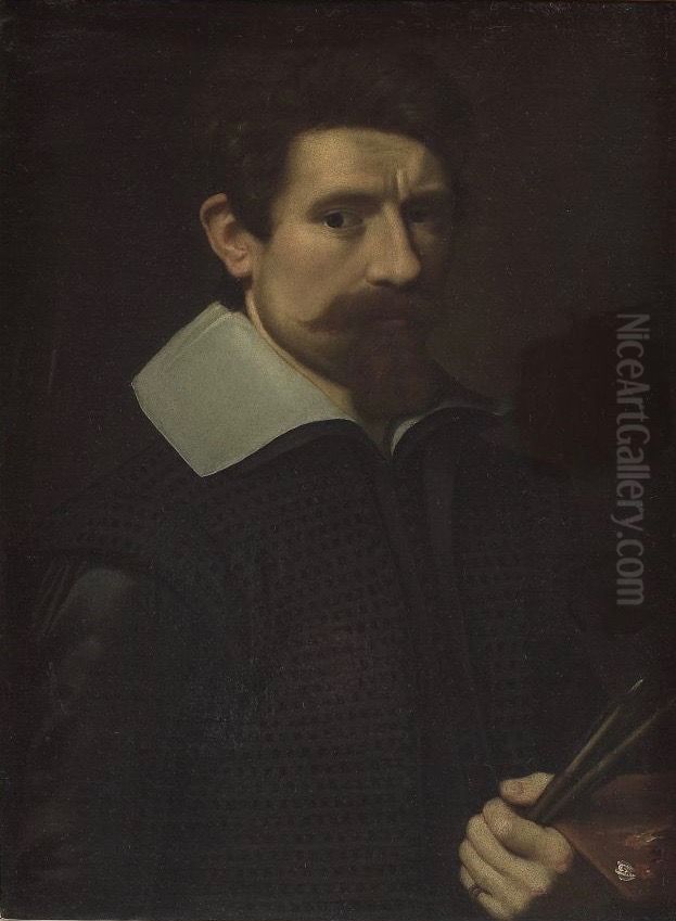 Self-Portrait Oil Painting by Adam Elsheimer