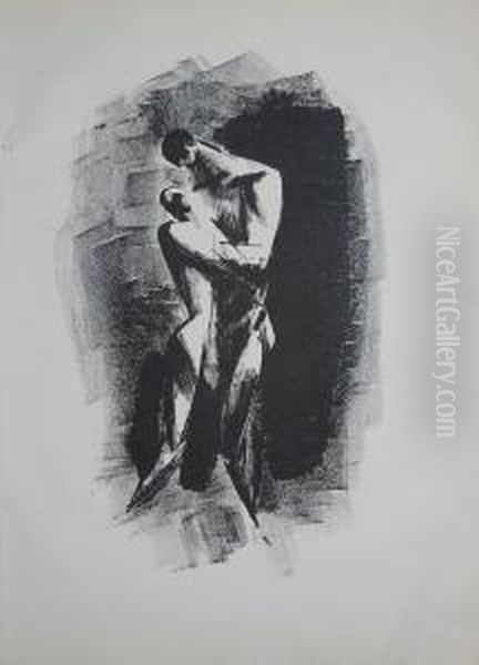 Bracia Oil Painting by Edwin Scharff