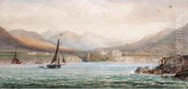 Sailing Off The West Coast Of Ireland Oil Painting by John Christian Schetky