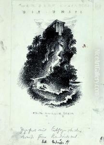 Herbert Eulenberg. Die Insel.
 Fritz Gurlitt Berlin 1918. Oil Painting by Paul Scheurich