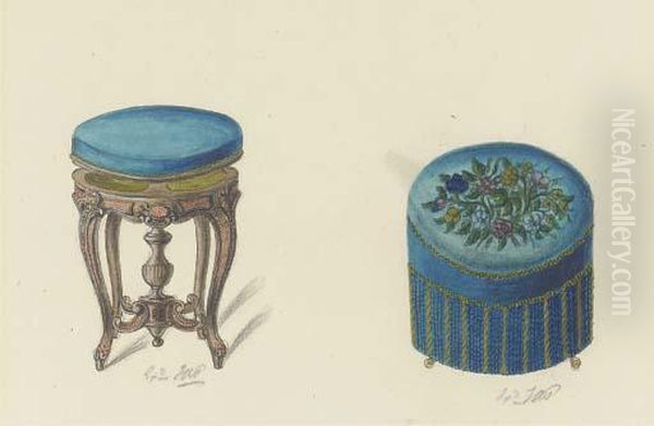 Logging Oil Painting by Piet Schipperus