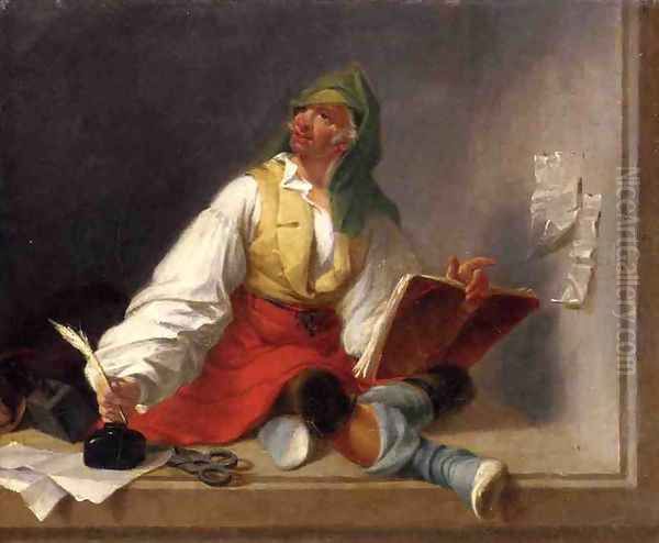 Sammy theTaylor Oil Painting by Francis W. Edmonds