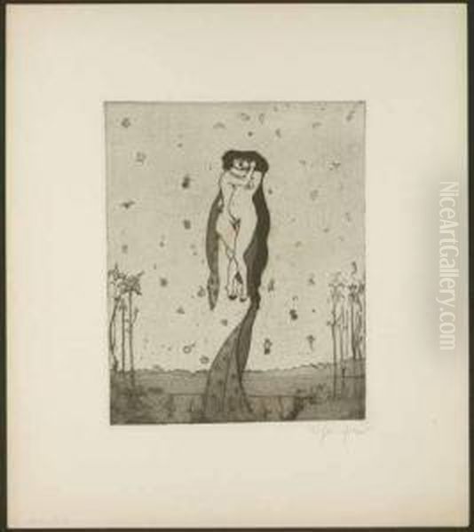 Untitled Oil Painting by Rudolf Schlichter