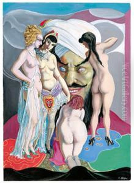 Nachlas Des Kunstlers Oil Painting by Rudolf Schlichter