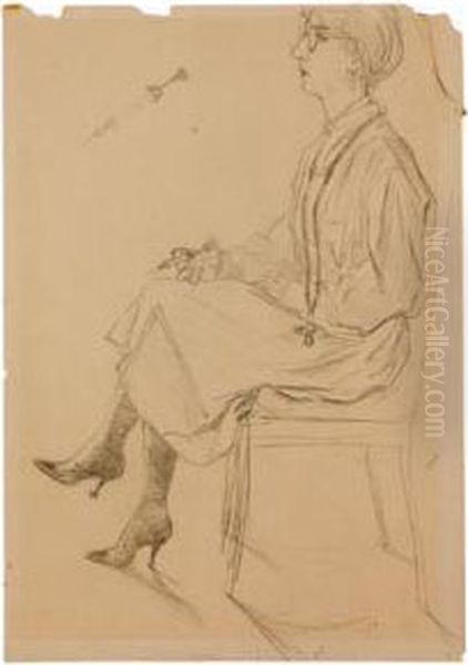 Konvolut 16 Zeichnungen Oil Painting by Rudolf Schlichter