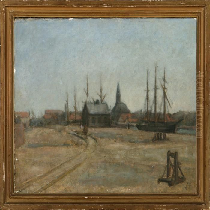 Scenery From Kalvebod
Brygg Oil Painting by Carl Schou