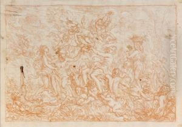 Le Triomphe De Cybele Oil Painting by Cornelis I Schut