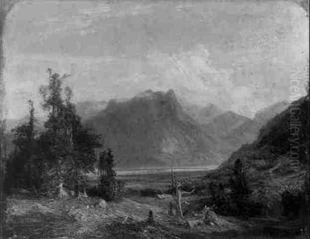 Im Inntal Oil Painting by Theodor Christoph Schuz