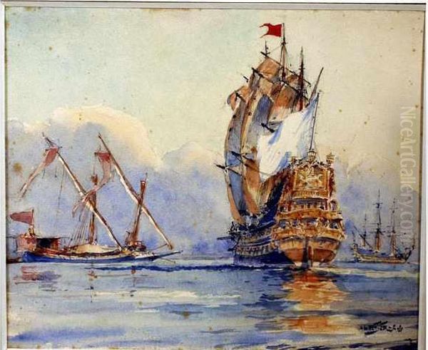 Sebille Oil Painting by Albert Sebille