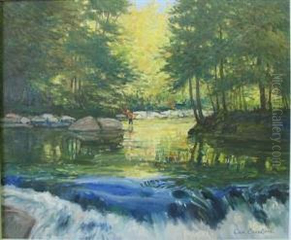 The Stream Oil Painting by Daniel Seiter