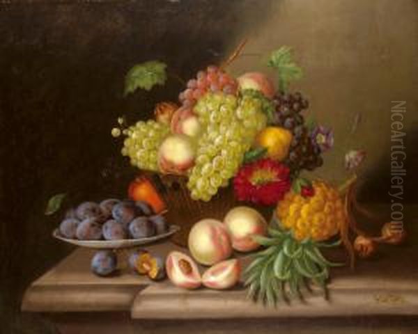 Csendelet Oil Painting by Georg (Johann G.) Seitz